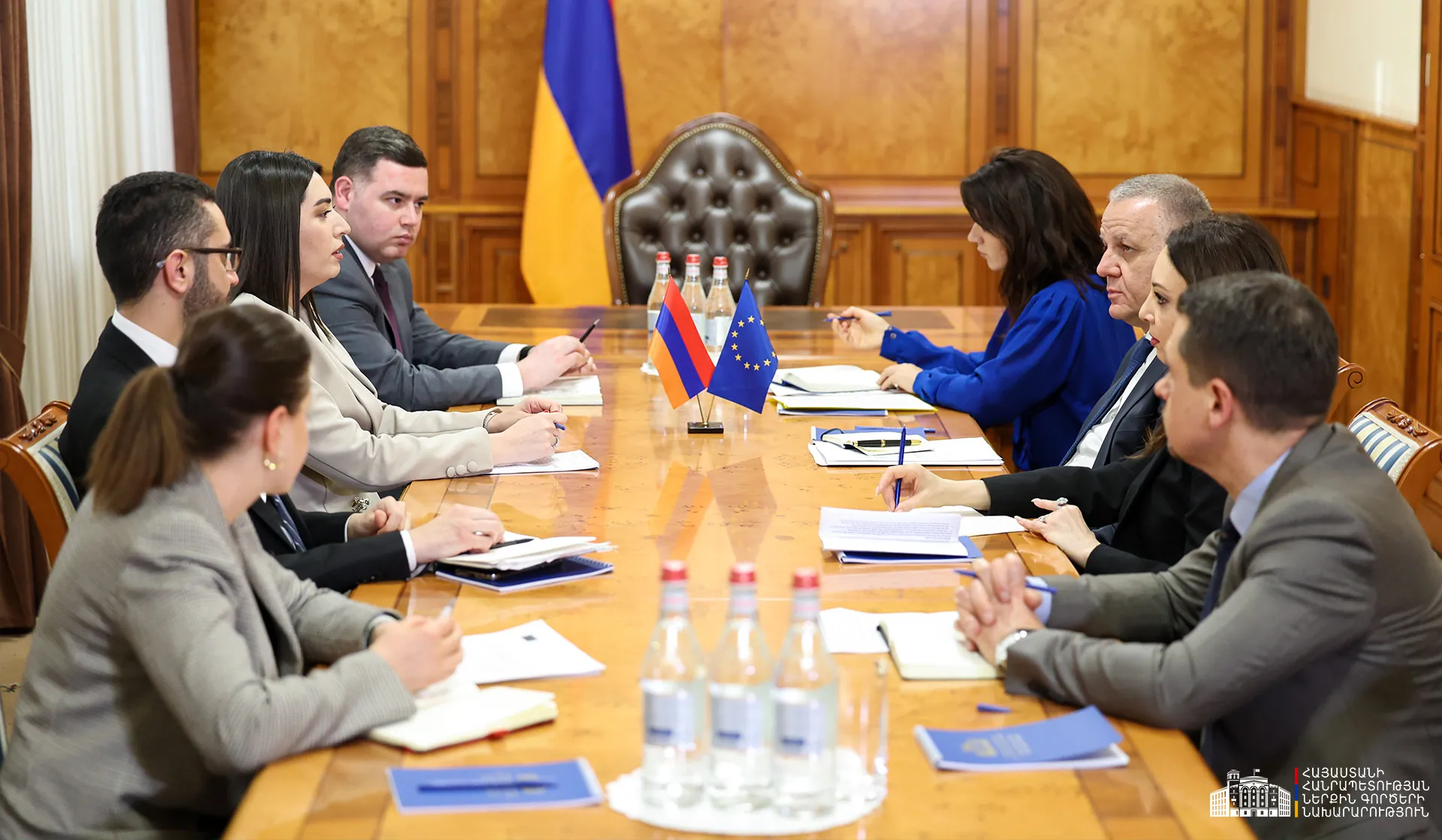 Եվրոպոլում Հայաստանի կողմից կապի սպա կնշանակվի․ ՆԳ նախարարն ընդունել է ԵՄ դեսպանին