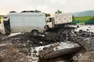 Երևան-Սևան ճանապարհին կայծակի հարվածից վնասված կամուրջը վերականգնվել է