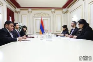 ԱԺ նախագահ Ռուբեն Ռուբինյանն ընդունել է Հայաստանում Կատարի դեսպանին