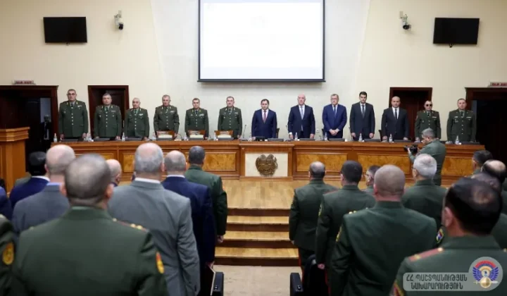 Սուրեն Պապիկյանի գլխավորությամբ տեղի է ունեցել պաշտպանության նախարարին կից կոլեգիայի նիստ