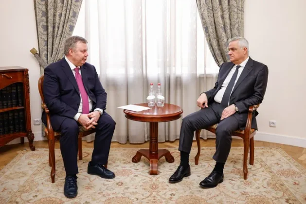 Մհեր Գրիգորյանն ընդունել է «Ռոսատոմ» պետական կորպորացիայի գլխավոր տնօրենի առաջին տեղակալին
