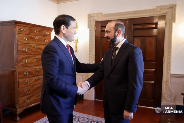 ՀՀ ԱԳ նախարար Արարատ Միրզոյանը հանդիպում է ունեցել ԱՄՆ պետքարտուղար Մարկո Ռուբիոյի հետ
