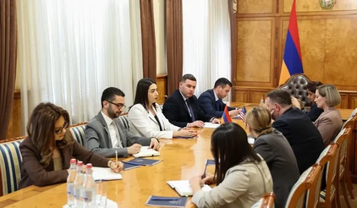 ՆԳ նախարարն ընդունել է ՀՀ-ում ԱՄՆ գործերի ժամանակավոր հավատարմատարին
