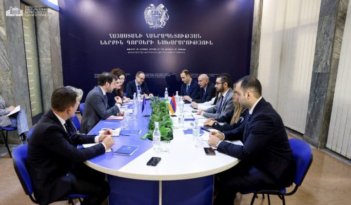 Քննարկվել են ԵՄ-ի հետ վիզաների ազատականացման հարցեր․ ՆԳ նախարարի տեղակալն ընդունել է ԵՄ պատվիրակությանը