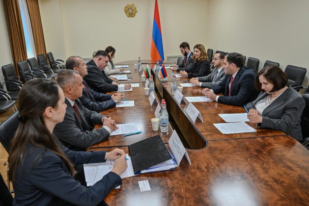 ԲՏԱ նախարար Մխիթար Հայրապետյանը հյուրընկալել է Բուլղարիայի փոխվարչապետ Աթանաս Զաֆիրովին