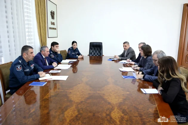 Քննարկվել են աղետների ռիսկի կառավարման ոլորտում համագործակցության ընդլայնման հարցեր․ ՓԾ տնօրենն ընդունել է ՄԱԶԾ պատվիրակությանը