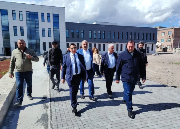 Քաղաքաշինության կոմիտեի նախագահը շրջայց է կատարել Արարատի մարզի շինհրապարակներ