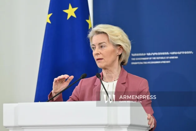 Տպավորիչ է տեսնել վիզաների ազատականացման ուղղությամբ Հայաստանի գրանցած առաջընթացը. Ուրսուլա ֆոն դեր Լայեն | armenpress.am