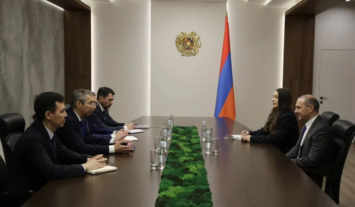 Արմեն Գրիգորյանը և Բոլատ Իմանբաևը քննարկել են Հայաստան–Ղազախստան երկկողմ հարաբերությունների օրակարգային հարցերը