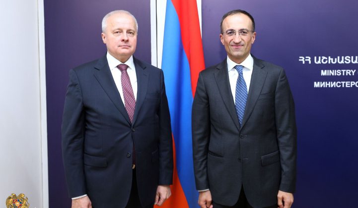 Հայաստան-Ռուսաստան համագործակցություն սոցիալական ոլորտում․ Արսեն Թորոսյանն ընդունել է Սերգեյ Կոպիրկինին