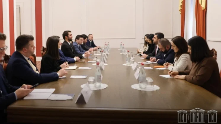Սարգիս Խանդանյանը և ԱՄՆ Կոնգրեսի աշխատակազմի ներկայացուցիչներիը քննարկում են ունեցել «ԹՐԻՓՓ» նախագծի վերաբերյալ