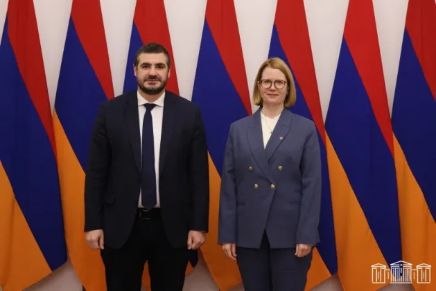 Արման Եղոյանը հյուրընկալել է Հայաստանում Գերմանիայի դեսպանին