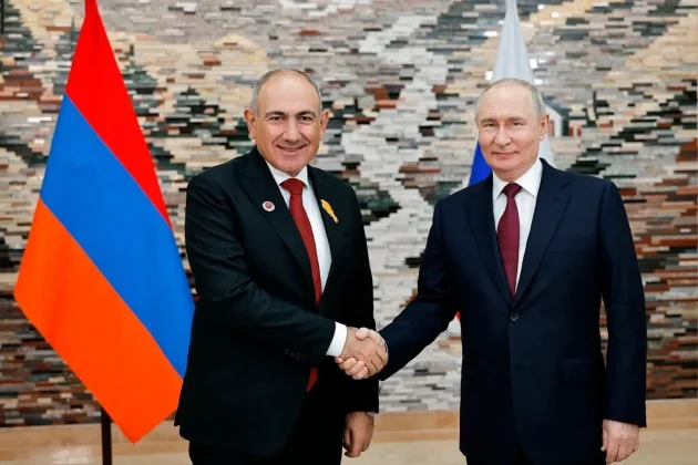 Հայաստանի՝ մեկ այլ կազմակերպությանը միանալու մասին օրենքի ընդունումը կնշանակի գործող կազմակերպությունից դուրս գալու մասին հայտարարություն․ Պուտինը՝ Փաշինյանին