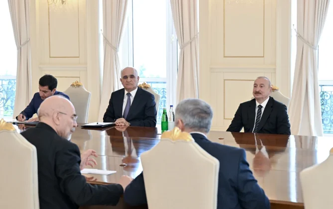 Ալիևն ընդունել է Իրանի խորհրդարանի խոսնակի գլխավորած պատվիրակությանը | 1lurer.am