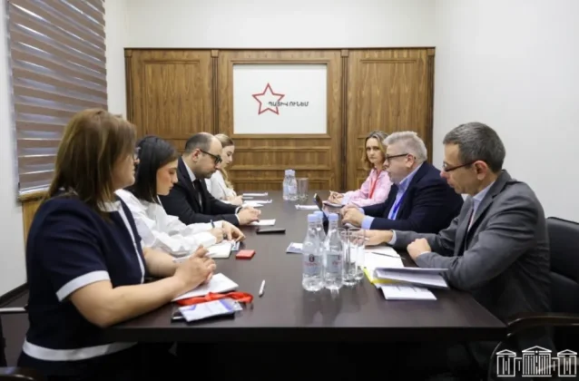 Հայկ Մամիջանյանը հանդիպել է Եվրոպական խորհրդարանի պատգամավոր Նաչո Սանչես Ամորի հետ