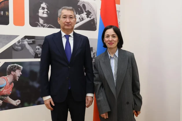 ՀՀ ԿԳՄՍ նախարարն ու Ղազախստանի դեսպանը քննարկել են բարձրագույն կրթության և գիտության, կինոյի, արխիվների միջև համատեղ ծրագրերի իրականացման հեռանկարները